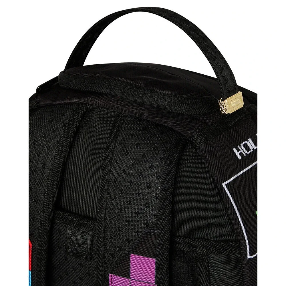 Sprayground Tetris With Diablo and Money Bear Unisex Multicolor Backpack SPR110